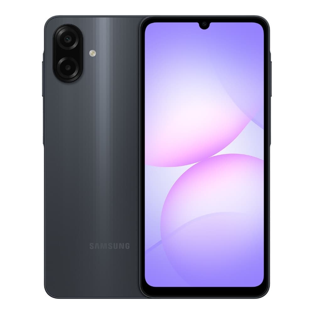 Smartphone Samsung Galaxy A07 6,7 polegadas, cinza metálico, câmera dupla na parte traseira