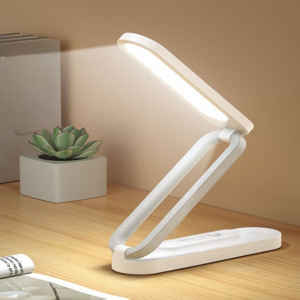 Luminária LED Dobrável de Mesa – Abajur de Alta Qualidade para Estudo