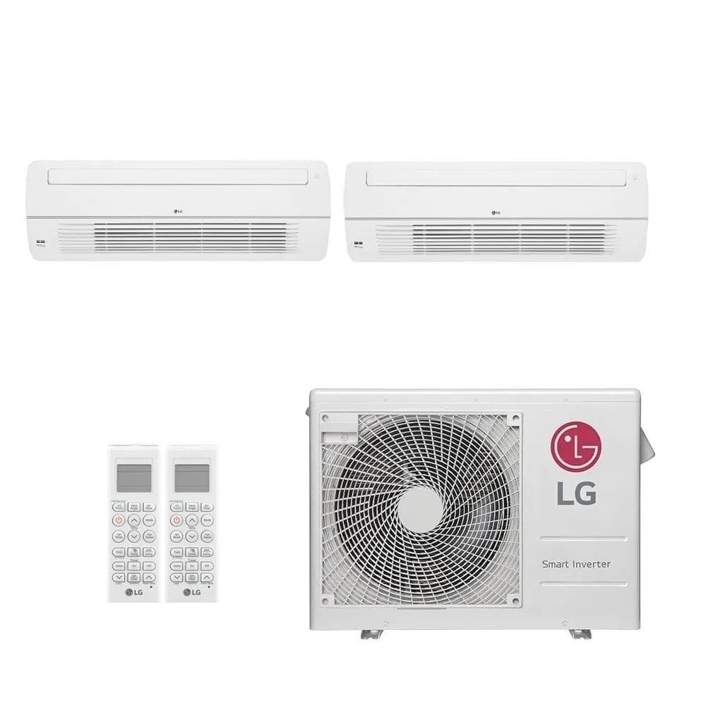 Ar-Condicionado Multi Split Inverter LG 21.000 (1x Evap Cassete 1 Via 9.000 + 1x Evap Cassete 1 Via 18.000) Q/F 220V