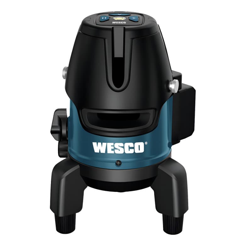 Nível laser Wesco WS8911K 5 linhas verde, 10 metros, azul e preto