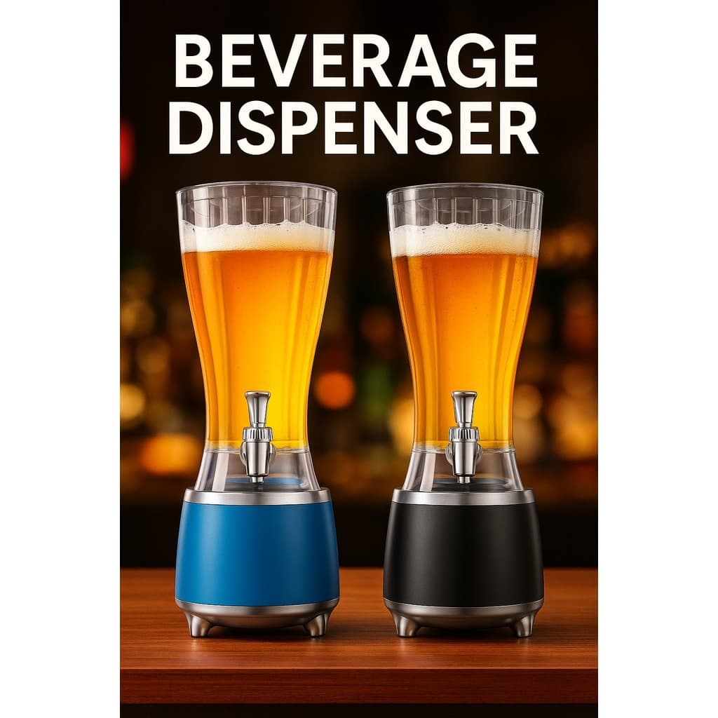 Torre De Chopp Chopeira 2.5L Com Caixa De Som Bluetooth Dispenser Bebidas Com Tubo de Gelo - Bingo