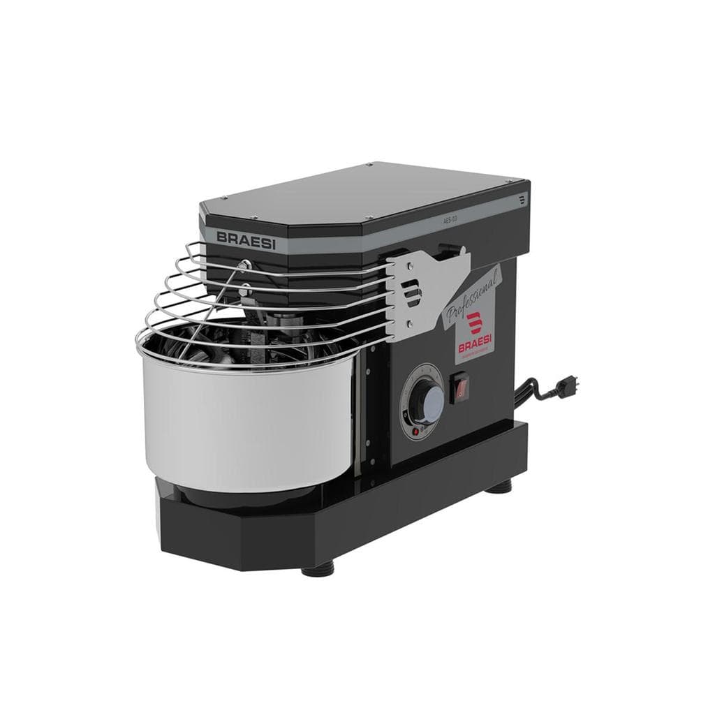 Amassadeira Espiral 3 kg 10 Velocidades Aes-03 Preta Bivolt - Braesi