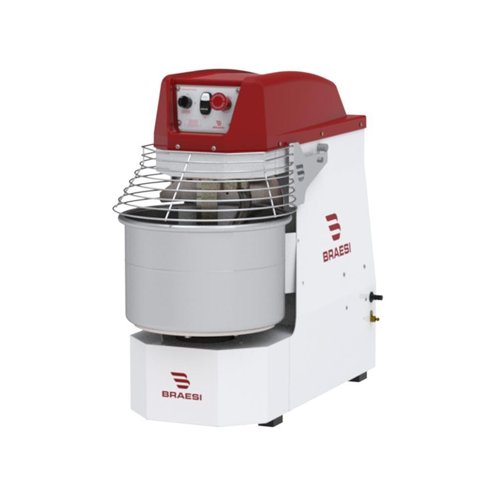 Amassadeira espiral 15kg 2 velocidades AES-15/1 G3 Braesi, fundo branco
