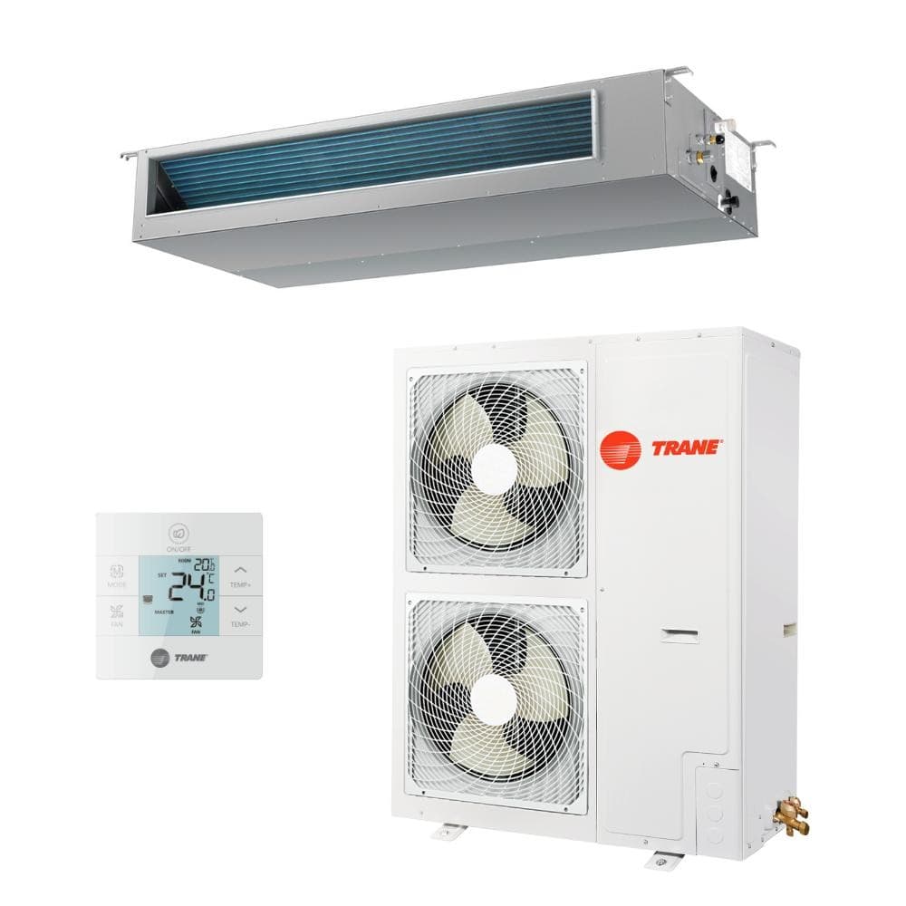 Ar condicionado dutado Trane inverter 60000 Btus, controle remoto e dutos