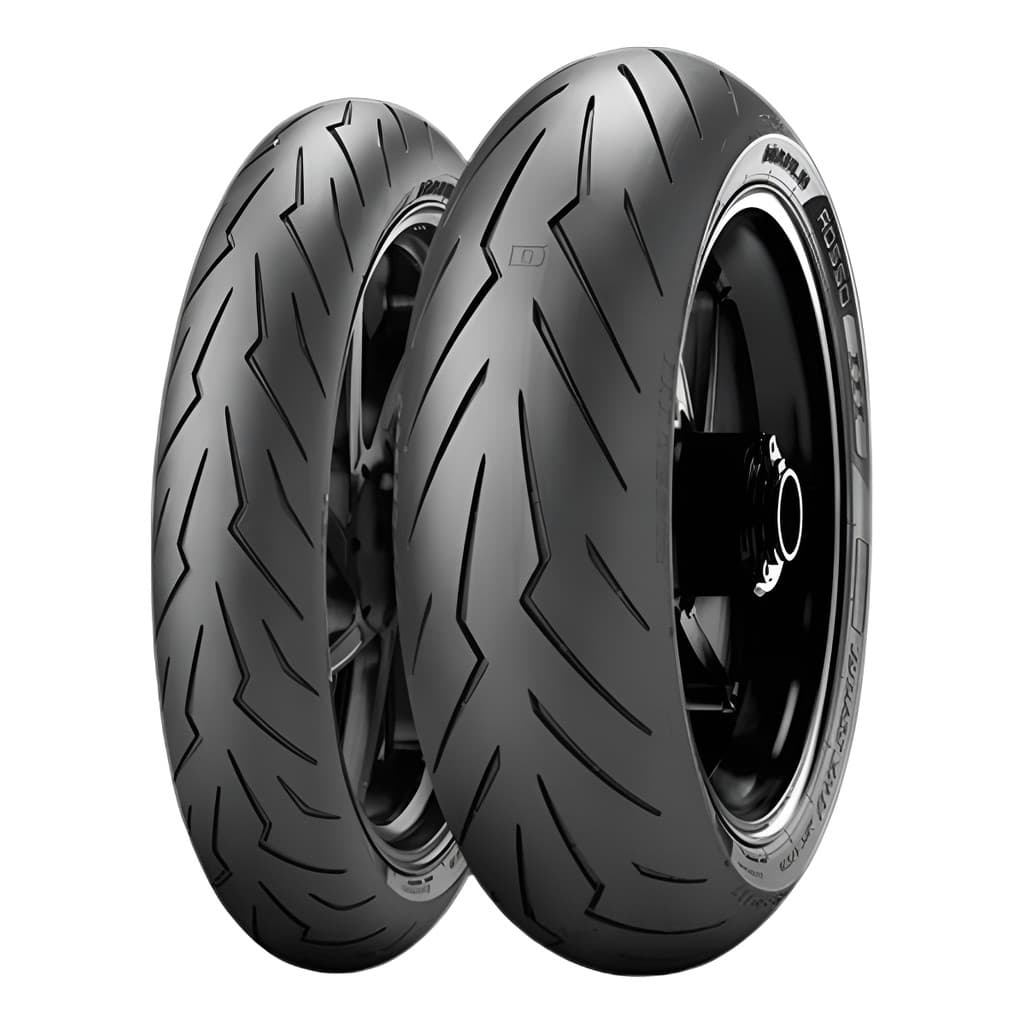 Kit 2 Pneus Moto Pirelli Aro 17 Diablo Rosso III 120/70 R17 58W + 160/60 R17 69W