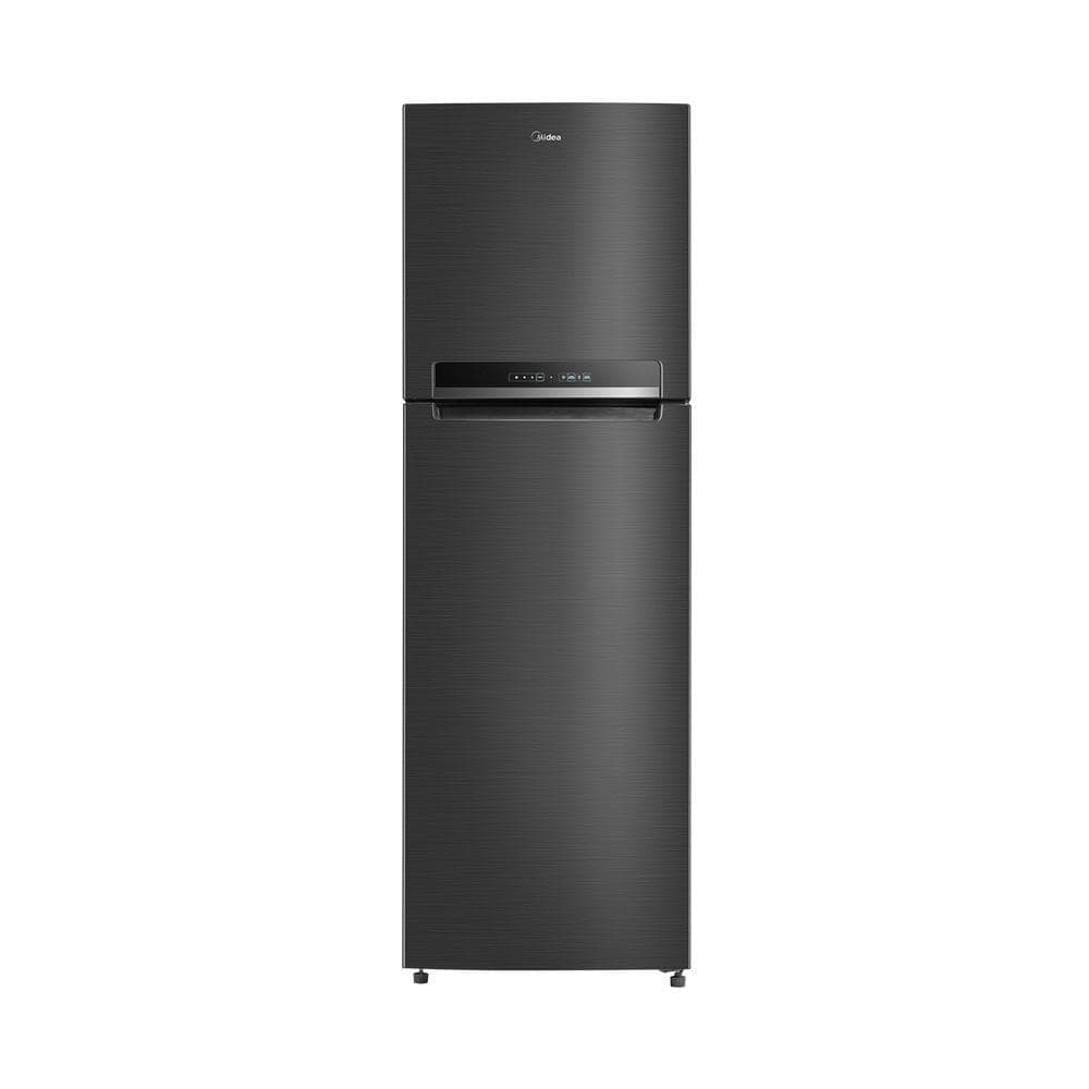 Geladeira Frost Free Duplex 425L Inverter Preta Midea MDRT572EVDDX3 Bivolt vista lateral