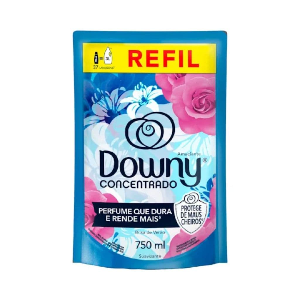 Amaciante Downy Brisa de Verão recarga 750 ml