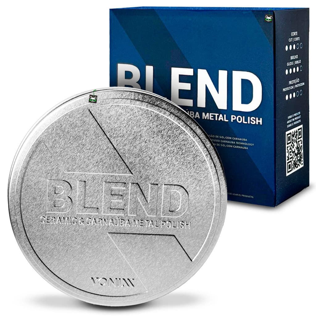 Polidor de Metais Blend Metal Polish Ceramic & Carnaúba Cromados e Alumínio 150g Vonixx