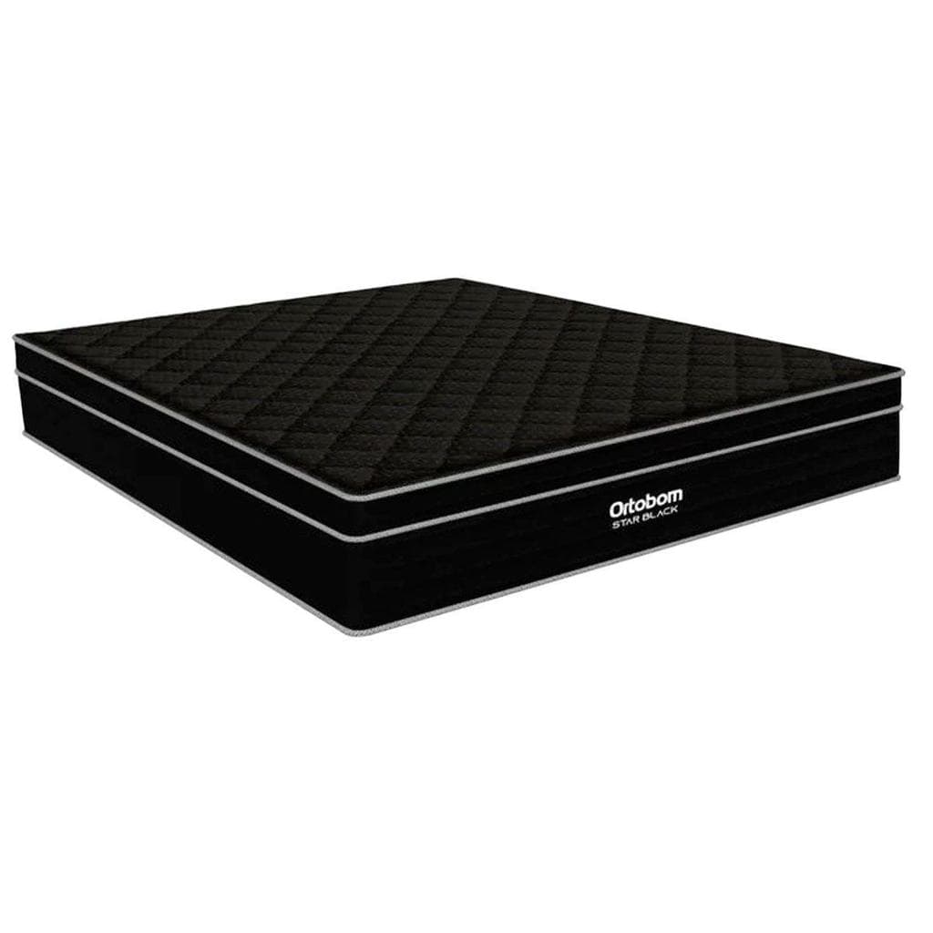 Colchão Casal Molas MasterPocket Ensacadas Star Black D45 Viscoelástico Super (138x188x38) - Ortobom