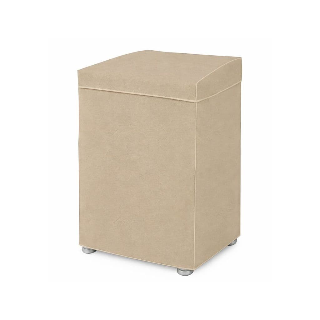 Capa flanelada bege para máquina de lavar roupas 10kg - 12kg