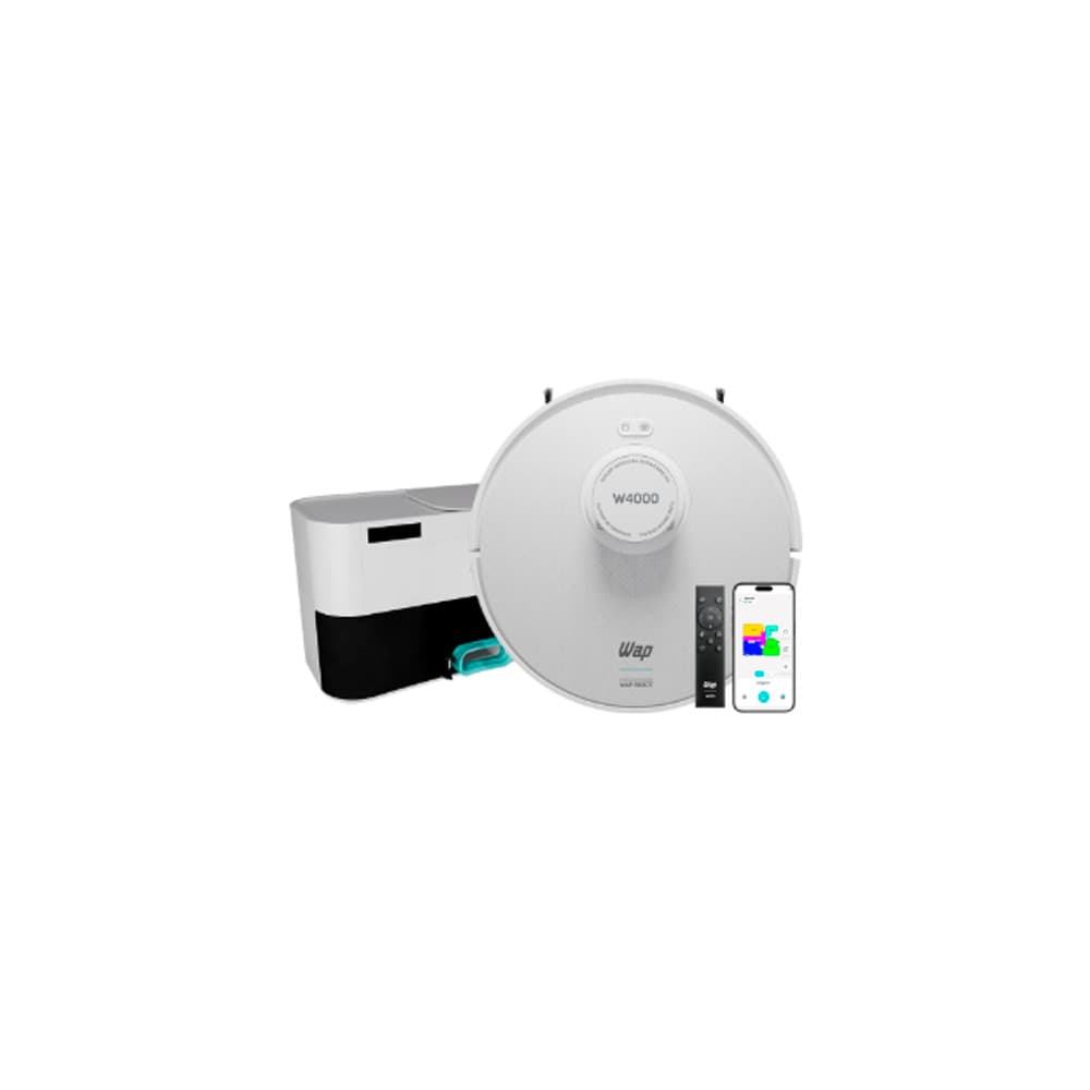 Robô aspirador Wap Robot W4000 220v com controle remoto e base cilíndrica