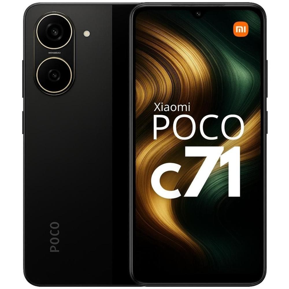Smartphone Xiaomi POCO C71 128GB 8GB RAM com câmera dupla e design premium