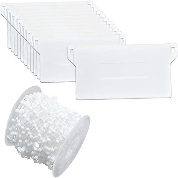 30 Pesos Persiana Vertical 9cm Acessosório 6 Mts Corrente Clip Persiana vertical, peso Cortina - Acessórios  decoração