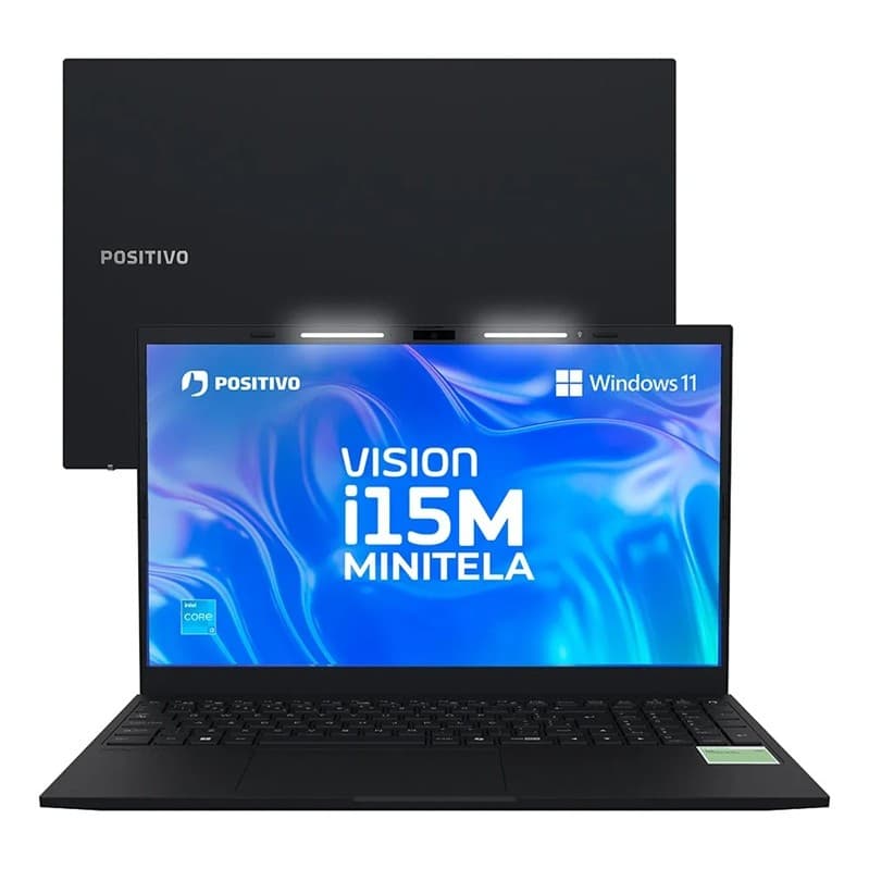 Notebook Positivo Vision i15M Minitela Core i3 8GB 256GB SSD 15.6" W11