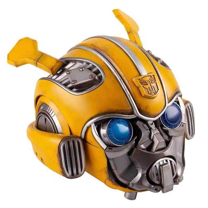 Assassino transformadores Bumblebee Wearable capacete chinês inglês controle de voz toque controle remoto vermelho azul