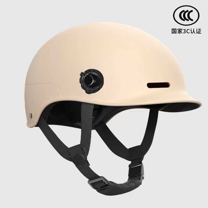 Capacete novo padrão nacional capacete veículo elétrico feminino capacete da motocicleta masculino verão meio capacete q