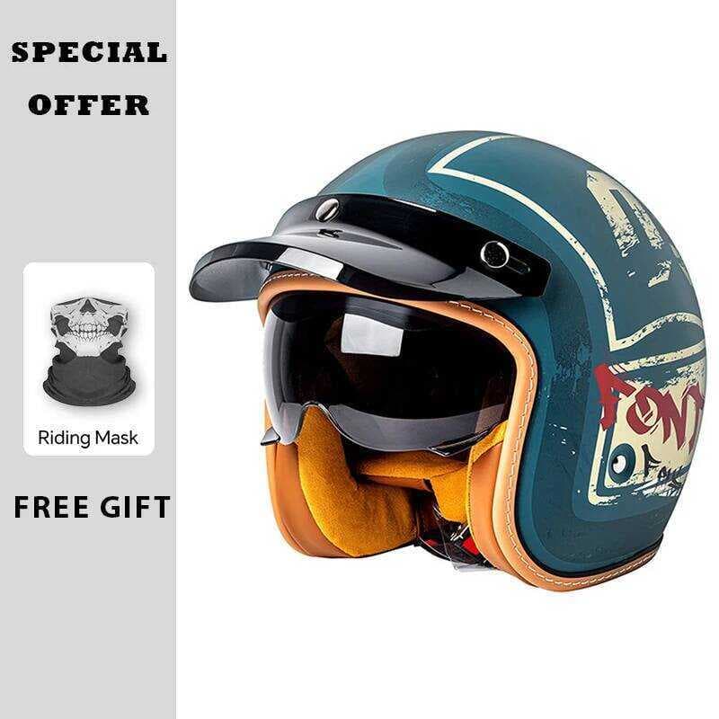 Capacetes De Motocicleta De Rosto Aberto , Capacete De Jato Aprovado Pelo Ponto , Masculino , Feminino , Material ABS ,