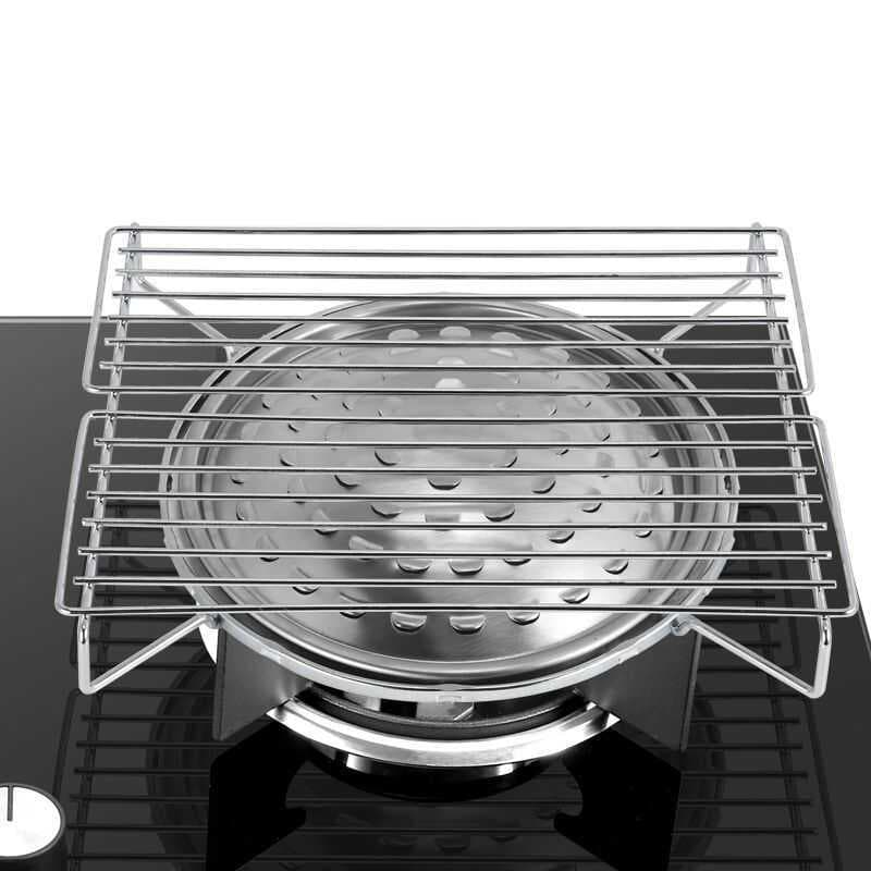 Cozinha doméstica churrasqueira rack fogão a gás interior uso ao ar livre churrasqueira rack assadeira forno