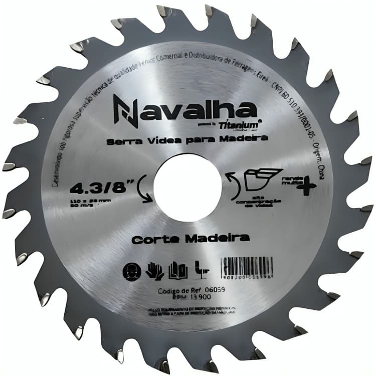 Disco De Serra Circular Madeira 7 Pol 178mm 36 Dentes Corte Madeira MDF Compensado Navalha 6061 Profissional