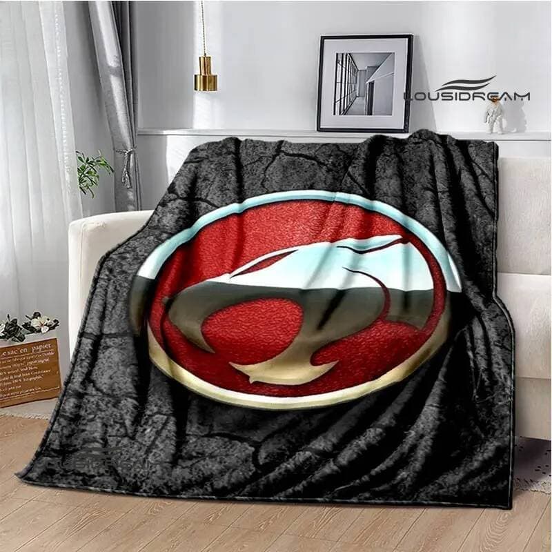 Thundercats Cobertor Estampado De Desenho Animado , De Piquenique , Cobertores De Flanela Quente , Forros De Cama Para C