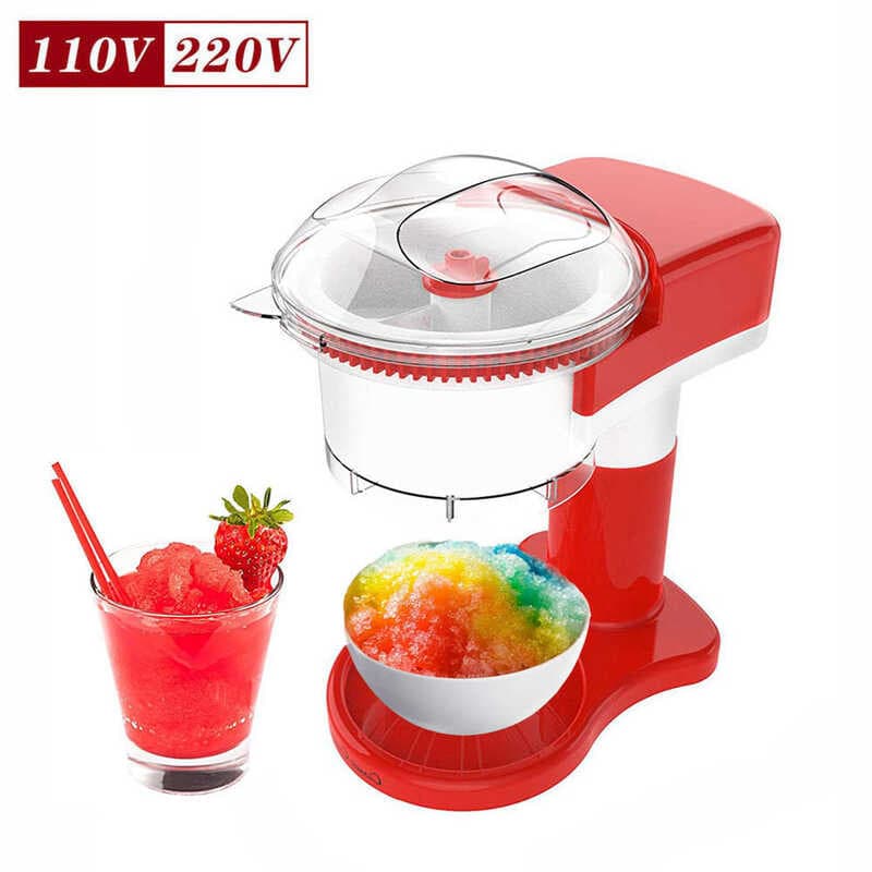 Pequeno pequeno raspado fabricante de gelo doméstico padrão americano elétrico fabricante de gelo triturador de gelo smo