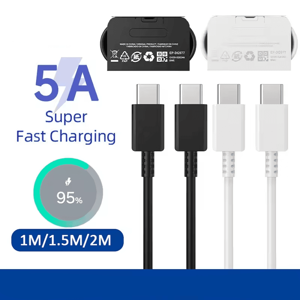 Para Samsung Galaxy A34 A54 A33 A53 A55 A73 Cabo USB C para Tipo C PD 25W de Carga Rápida 1/2/3 M para Galaxy S24 S23