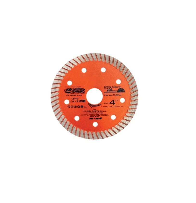 Lâmina de diamante circular de 4 polegadas para corte de concreto e azulejo