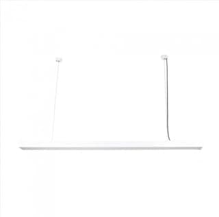 LUMINARIA PENDENTE LED RETANGULAR PERFIL LINEAR 24W 3000K BRANCO