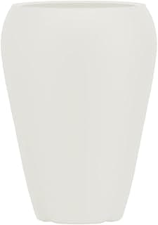 Vaso vietnamita de fibra de vidro off white fosco 74cm