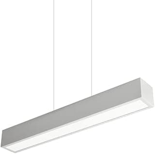 Lustre Pendente Newline Sobrepor V 466 Led Bivolt Branco 4000K Luz Neutra