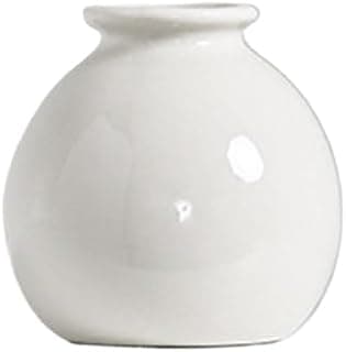 Vaso de cerâmica branco estilo moderno do norte da Europa
