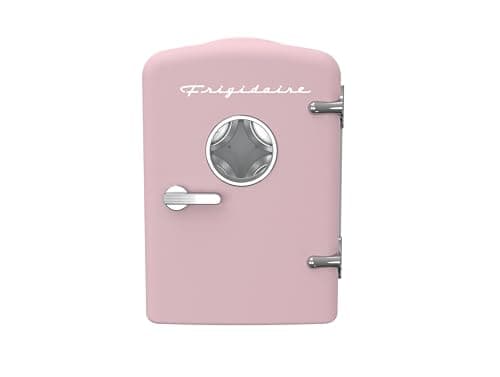Frigidaire - Mini geladeira pessoal retrô portátil para carro, escritório, quarto, dormitório ou cabine, sem freon, 30 cm P x 18 cm L x