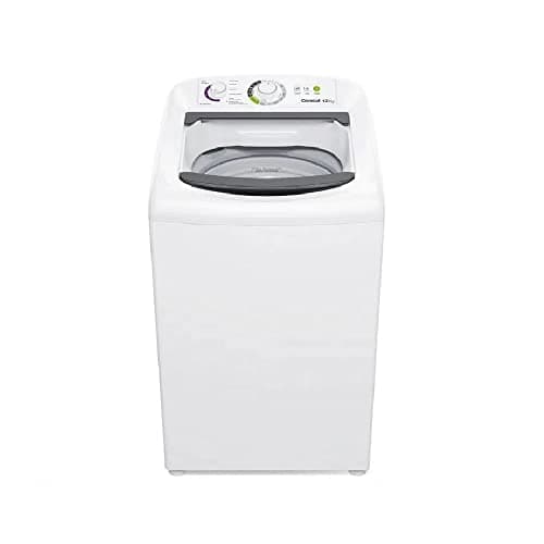 Máquina de lavar Consul 12 kg branca com porta de vidro