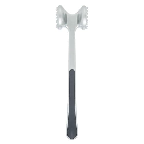 Martelo Culinário Amaciador de Carnes Wolff 22,5cm - Branco e Cinza