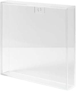 Quadro de acrílico transparente com moldura caixa premium para parede e mesa