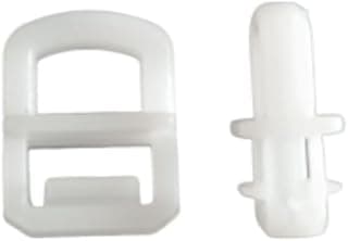 Deslizante Click Mini branco para cortina e trilho suíço