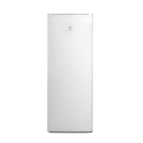 Freezer vertical Electrolux 197L branco, design moderno, logo visível