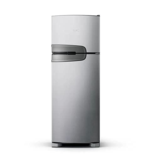 Geladeira Consul 340L 2 Portas Frost Free Classe A, Inox, 110 Volts