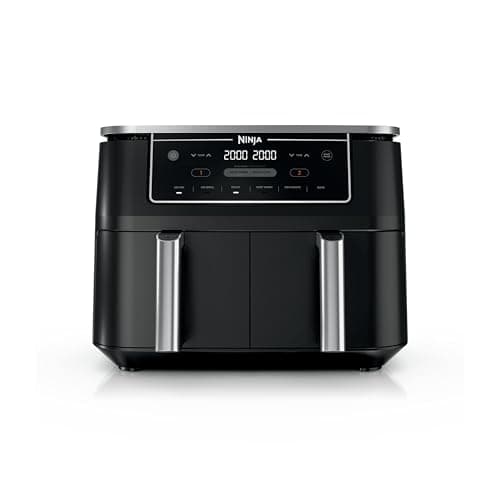 Fritadeira Ninja DZ302 Foodi 10-qt. 6-em-1 DualZone Smart XL, preta