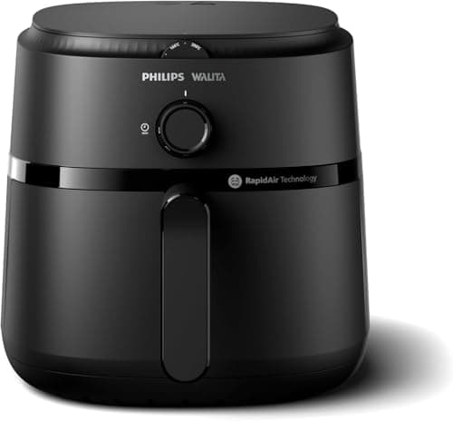 Fritadeira Airfryer Série 1000 XL, Philips Walita, 6,2 litros, Tecnologia RapidAir, Preta, 2 anos de garantia, 220v - NA130/09