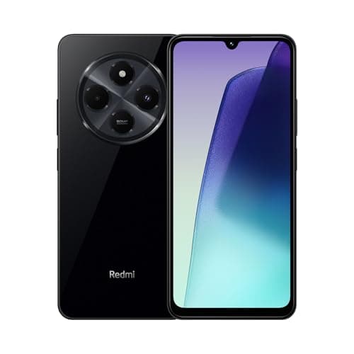 Smartphone Xiaomi Redmi 14C Preto Ocaso 4GB RAM 128GB ROM frente e verso