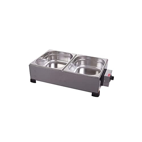 Derretedeira 2 Cubas 2.5 kg, 220V, Marchesoni Profissional, Inox