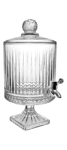 Relevo Suqueira Refresqueira De Vidro Adely Cristal 4,5l Luxo