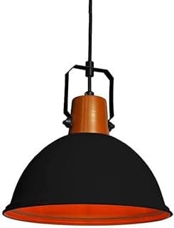 Lustre Pendente Taschibra em Aumínio Factory Preto