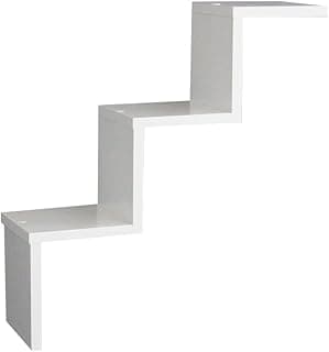 Prateleira Nicho Escada W 45x14x44 Livros Decoração - Branco