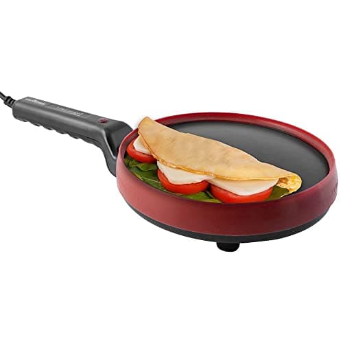Crepeira, Crepioca 3 em 1, Preto / Vermelho, 110v, Britânia