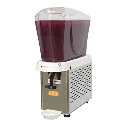 Refresqueira Inox 1 Reservatório 16LTS RV116 com líquido roxo