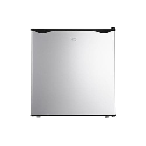 Frigobar HQ 52 Litros Cinza BC-52 (127V) em pé, ângulo frontal, fundo branco
