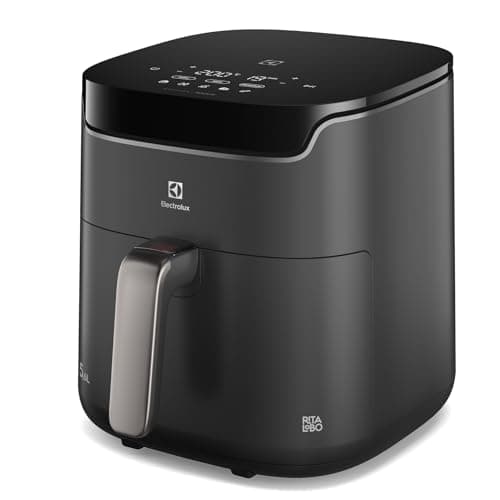 Fritadeira Elétrica Air Fryer Electrolux EAF45 Digital Rita Lobo 5,6L Cinza 127V