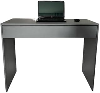 Escrivaninha Nice com gaveta(Cinza,100cm)